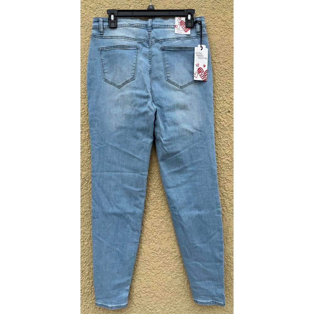 Lover Brand Women's Jeans Blue Xl Nwt — image 3 of 7